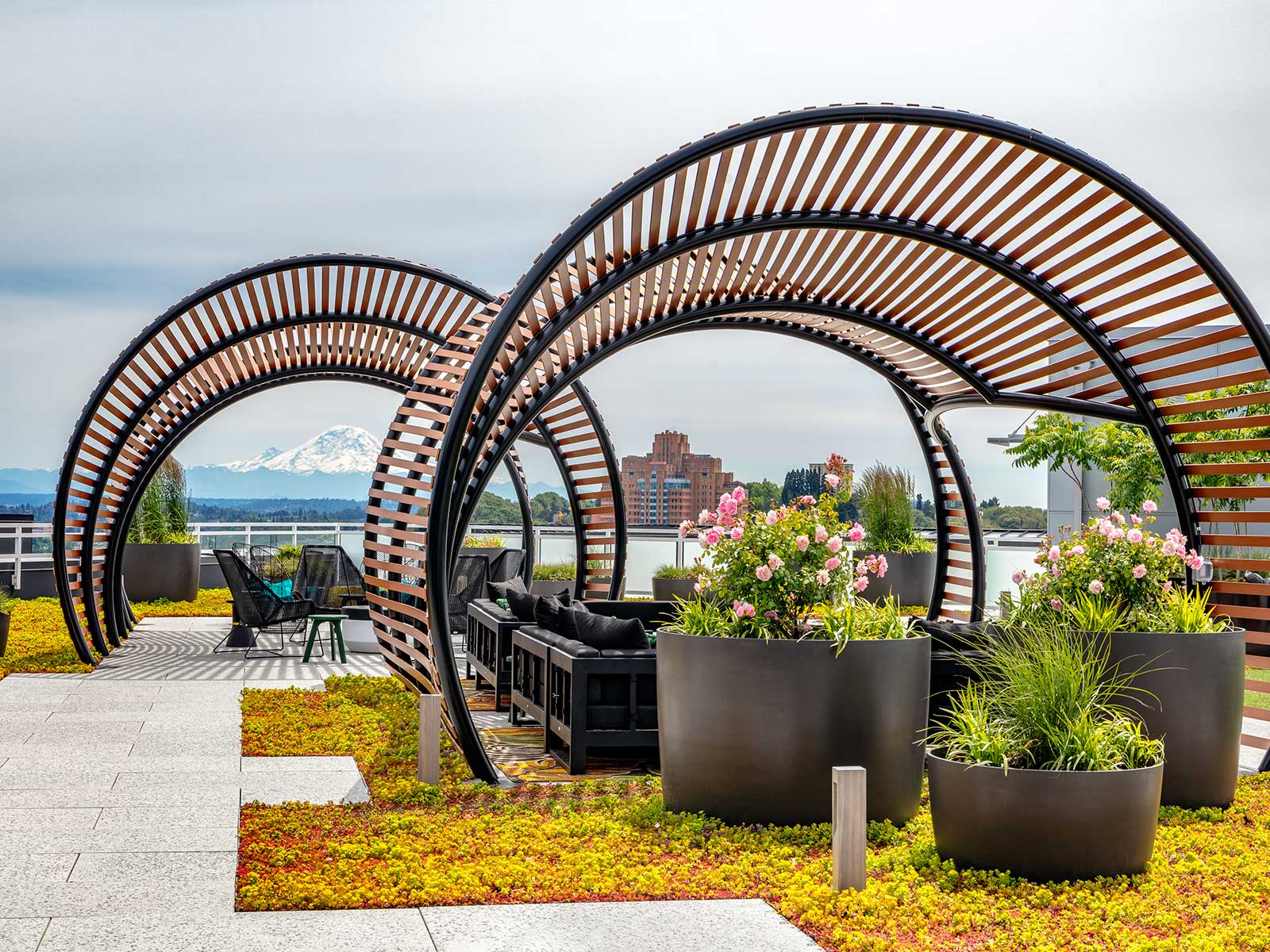 rooftop deck structure
