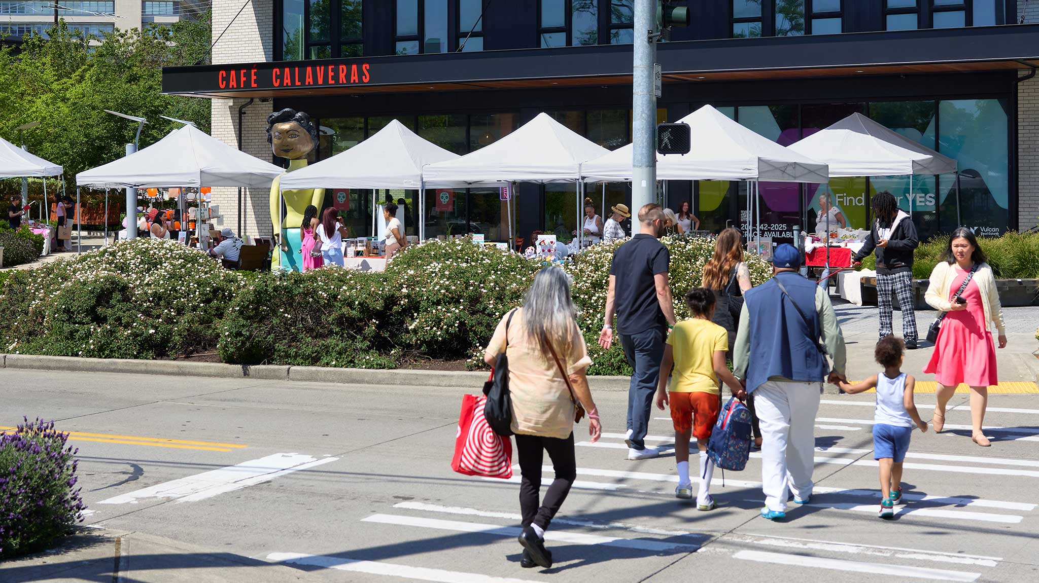 pop-up market